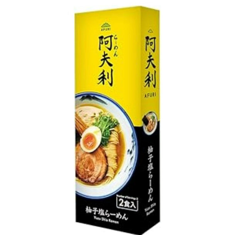 [日本直邮] 2人份 AFURI 柚子盐拉面