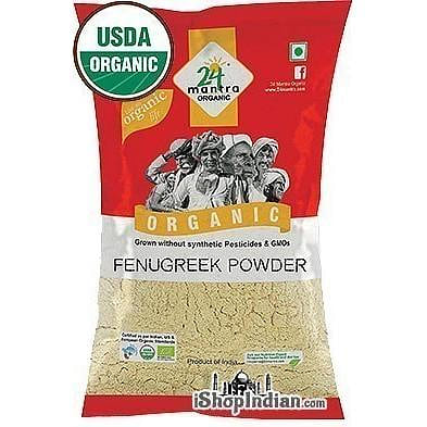 24 Mantra Organic Fenugreek Powder, 7 oz bag 7 盎司