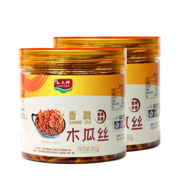 香脆木瓜丝下饭菜开胃菜1罐