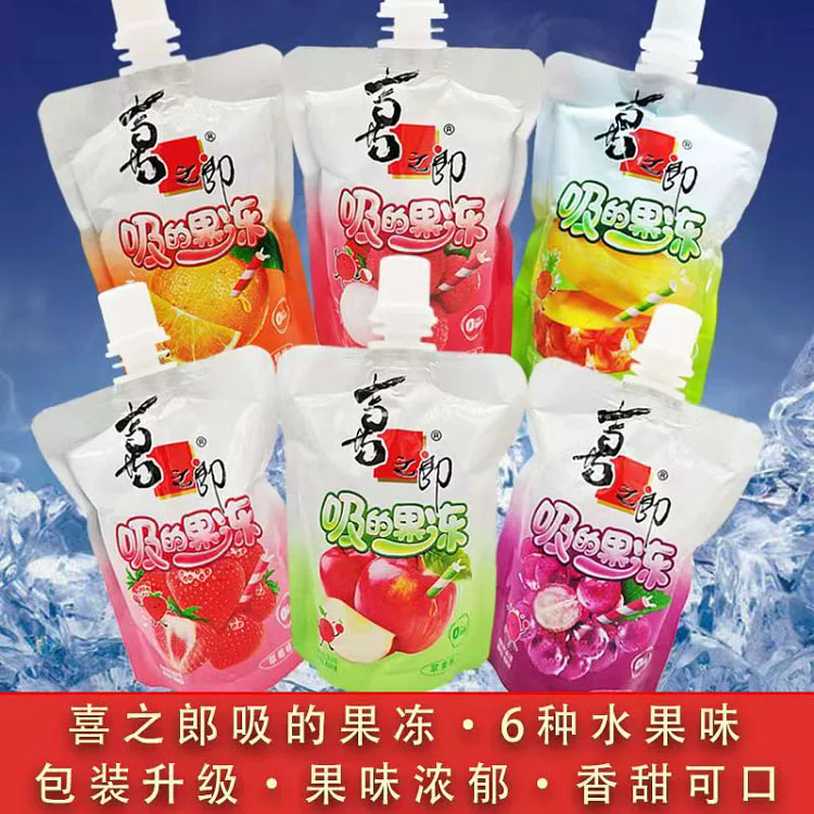 喜之郎吸吸果冻低脂多口味果冻草莓味