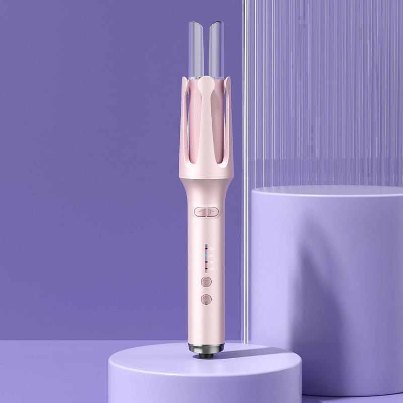 Fully automatic curling iron negative ion home lazy perm curly pink 1 each