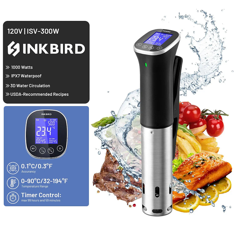 Inkbird 1000W Sous Vide Machine WiFi Precision Coo 1 box