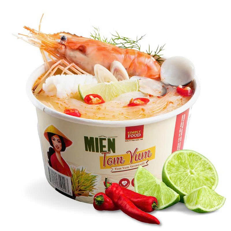 [Simply Food] TomYum Vermicelli Bowl 55g 1 count (min 2)