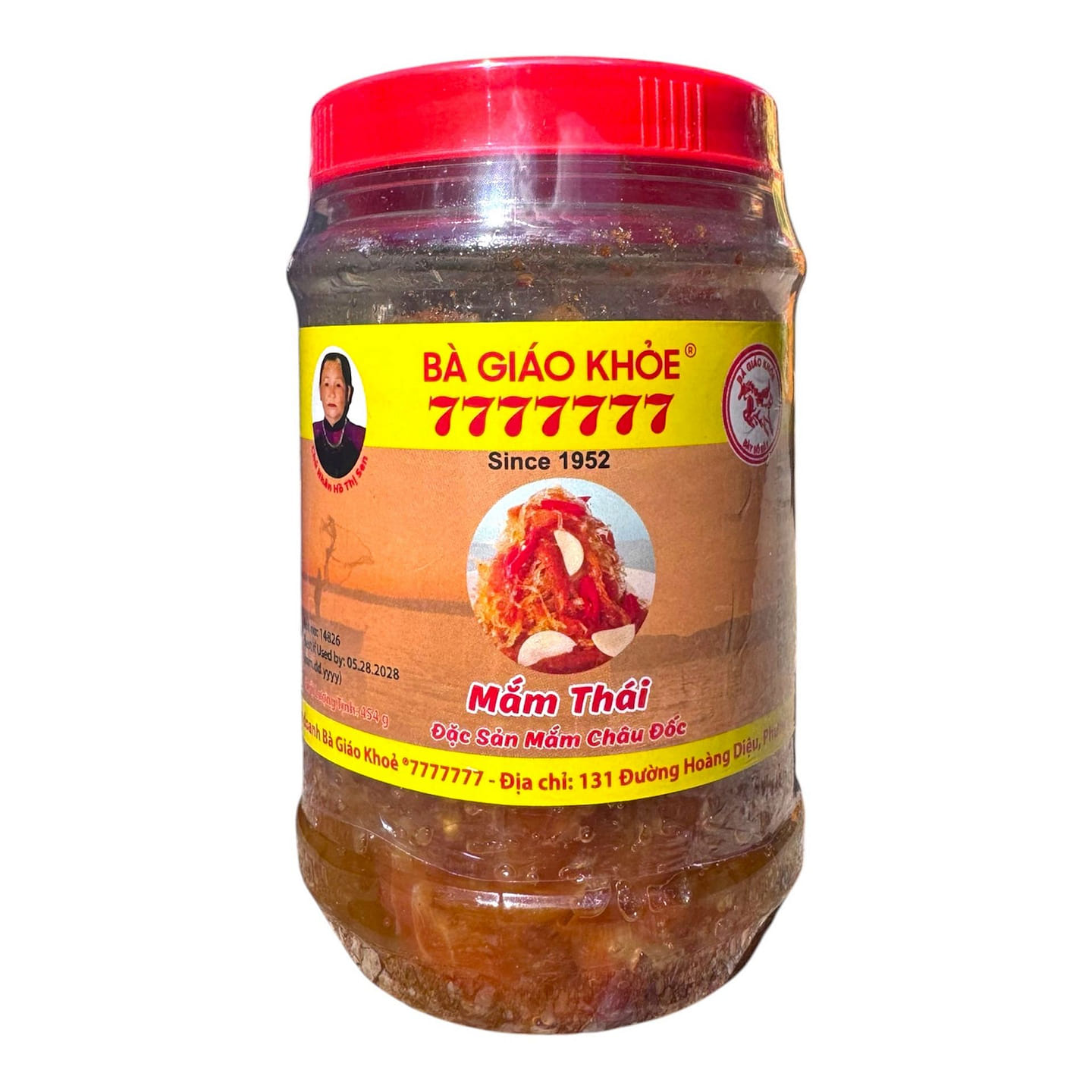 [Ba Giao Khoe] Fermented Mixed Fish Mam Thai 454 g