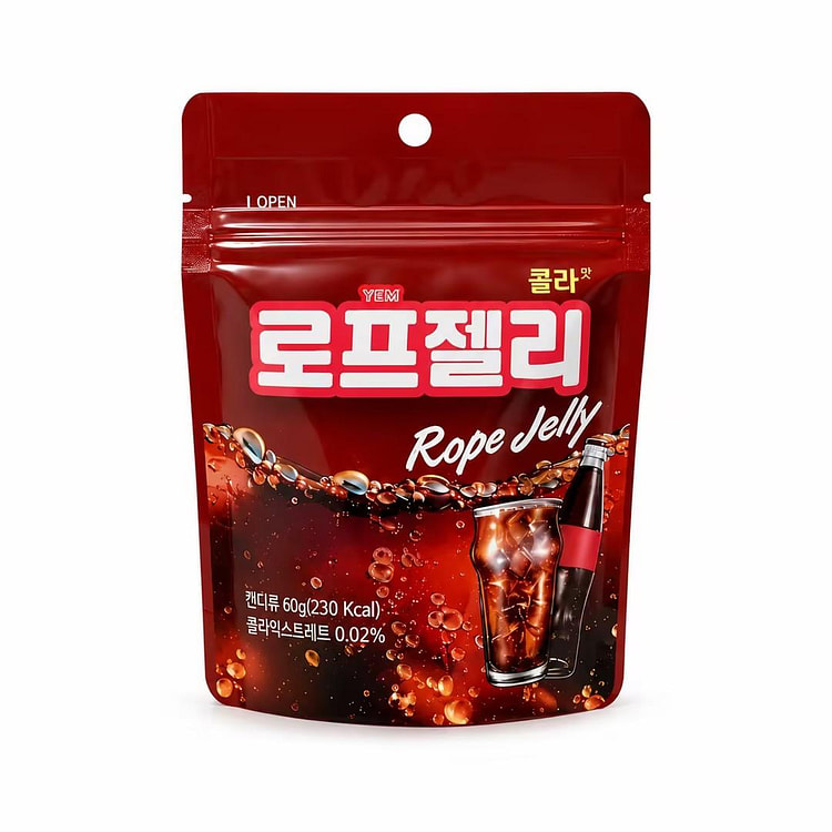 YEM Cola Flavored Long Strip Candy 60g 1 each