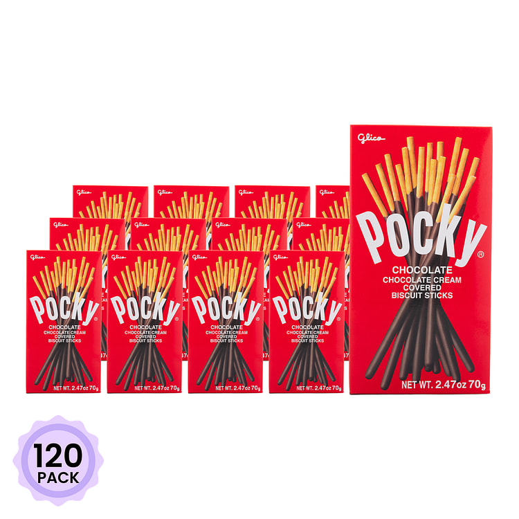 Glico ポッキー チョコレート味 70 グラム*120 パック