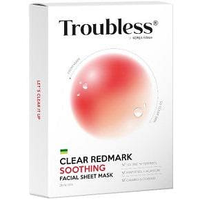 Troubless 清痘净痘红印舒缓面膜 25毫升*5片装"