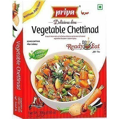Priya Vegetable Chettinad (Ready-to-Eat), 10.5 oz box 10.5 oz