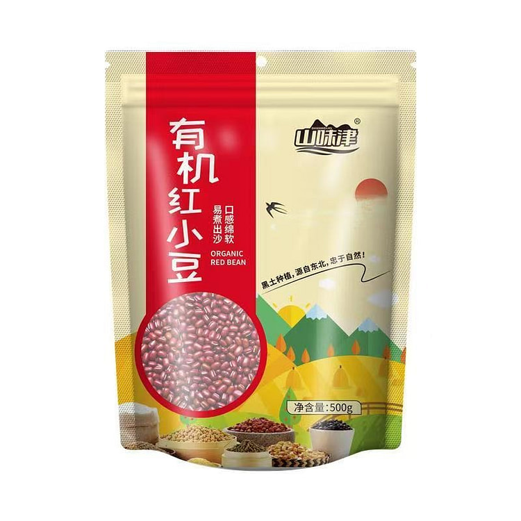 山味津 有机红豆 东北红小豆杂粮500g*1袋