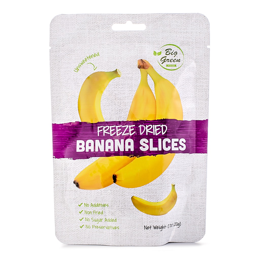 Get Big Green Freeze Dried Banana Slices Delivered | Weee! Asian Market
