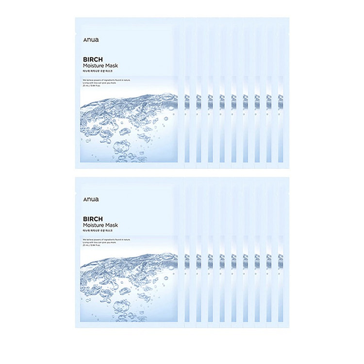 韩国 Anua 桦木保湿面膜 10 片x2