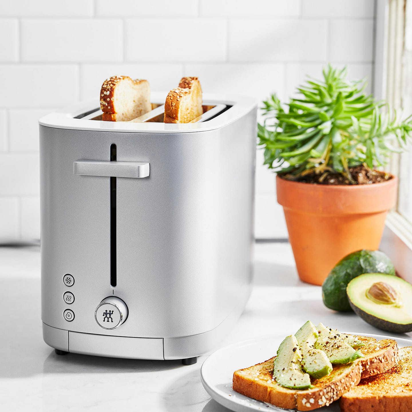 ZWILLING Enfinigy 2-slot Toaster 2-slot / Silver 1 each