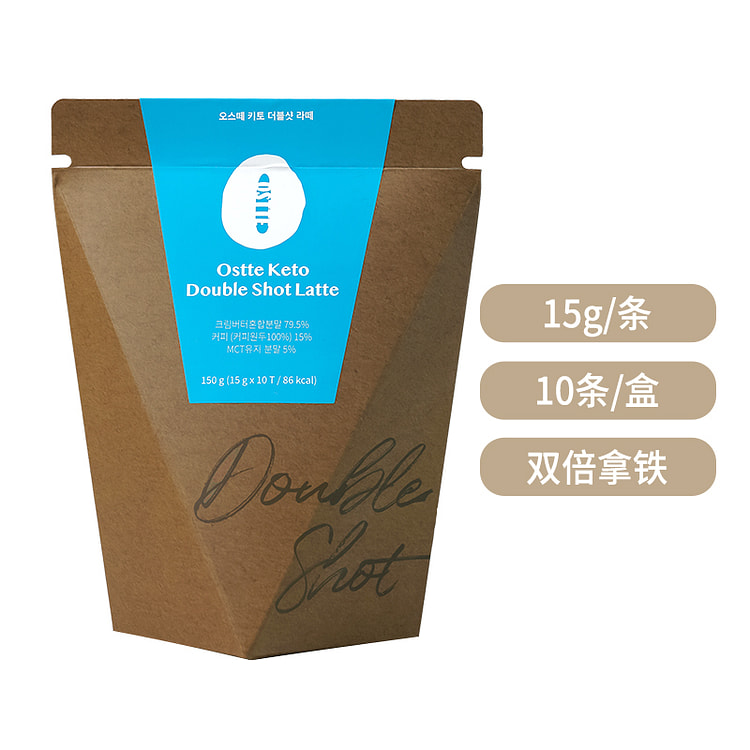 蓝氏黄油咖啡10杯双倍拿铁150g*1袋