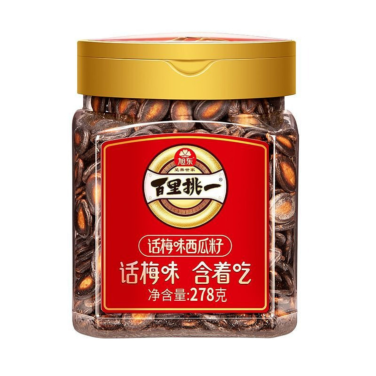 旭东话梅味西瓜子坚果炒瓜子休闲零食278g 278 克