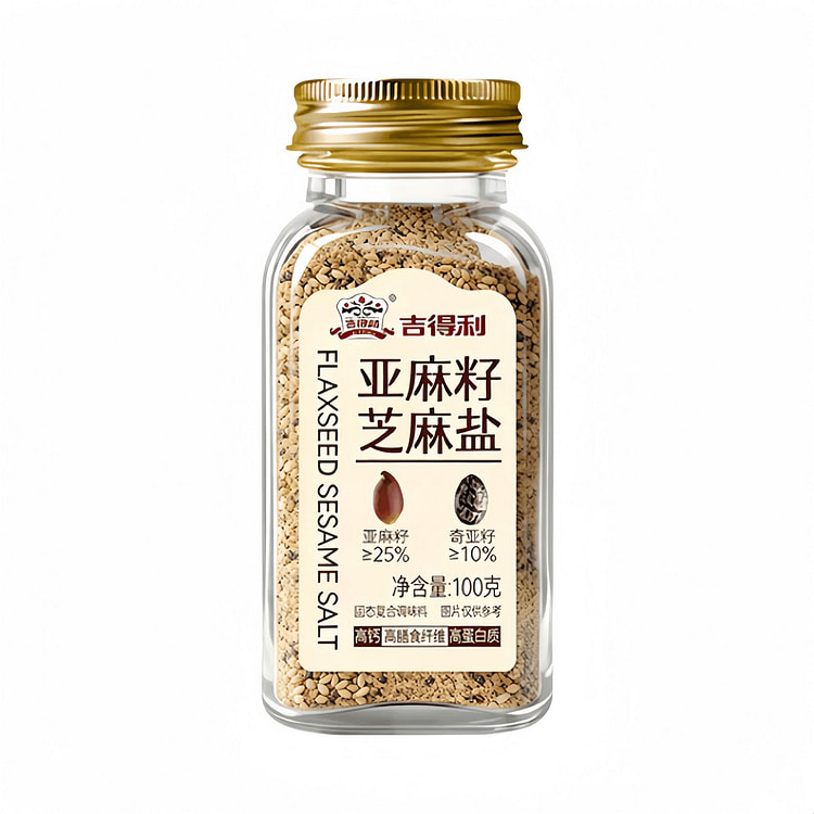 Jideli Flaxseed Sesame Salt, 100g Per Bag 100 g