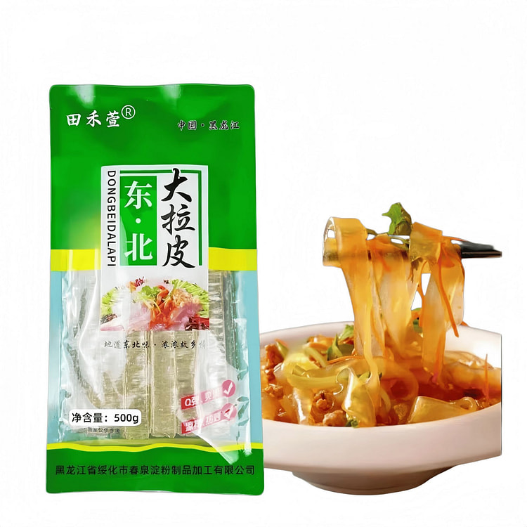 东北大拉皮干货凉拌干拉皮水晶粉皮500g*1袋 500 克