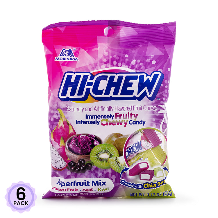 Hi-Chew スーパーフルーツミックス 90 グラム*6 パック