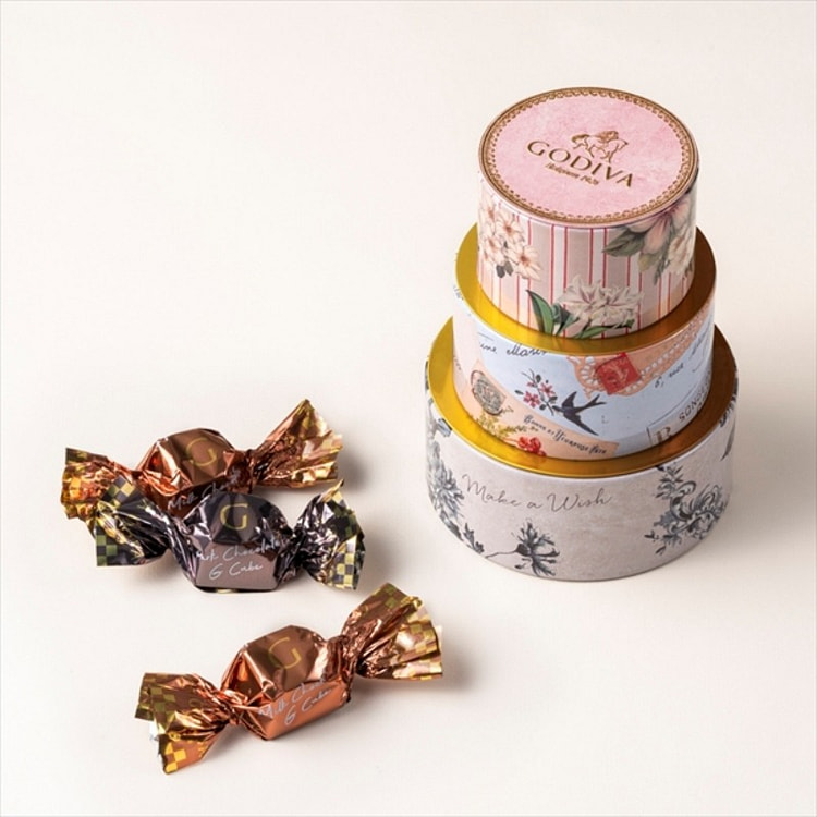 Bánh sinh nhật Godiva sô cô la sữa thiếc G 5 miếng