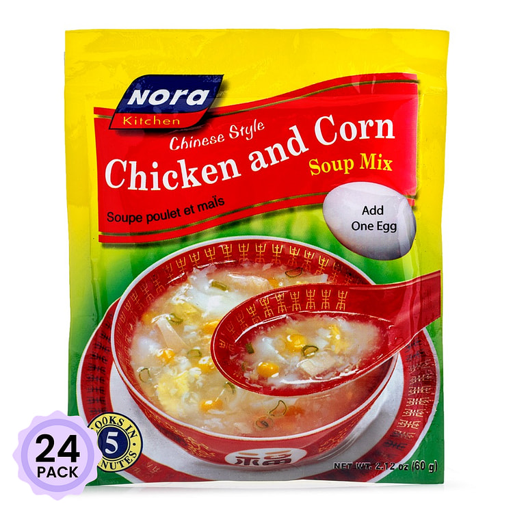 Nora Chicken and Corn Soup Mix 60 g*24 pack