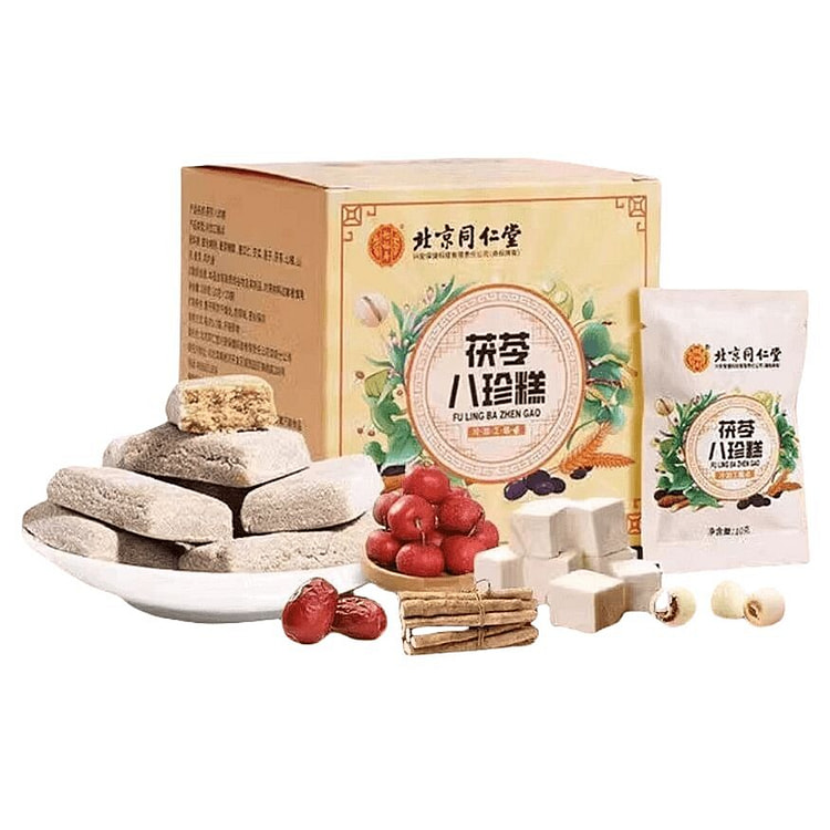 北京同仁堂 茯苓八珍糕 健脾祛湿 0蔗糖健康无负担 200 克