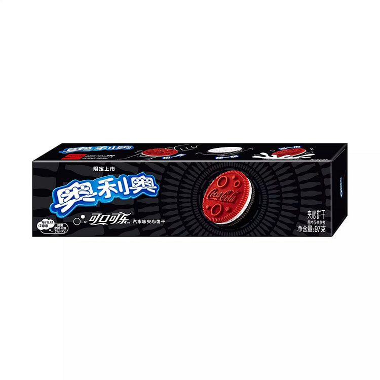 奥利奥 夹心饼干 可口可乐 联名款 汽水味