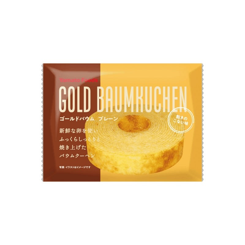 Setouchi Lemon Farm Gold Baumkuchen Plain 1 piece 1 pack