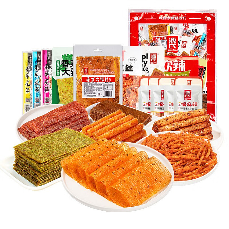 源氏辣条 欢辣时刻辣条小礼包 休闲零食小吃 468 克