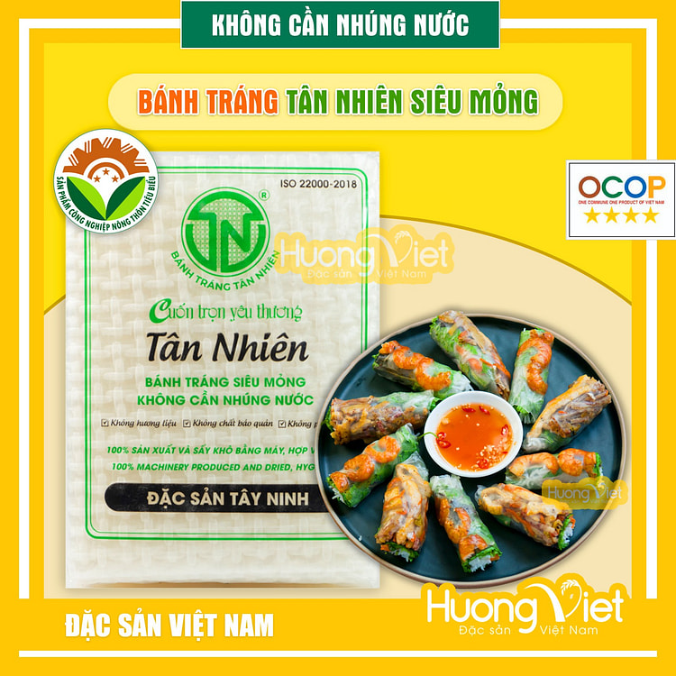 Bánh Tráng Tây Ninh Siêu Mỏng - Không cần nhúng nước