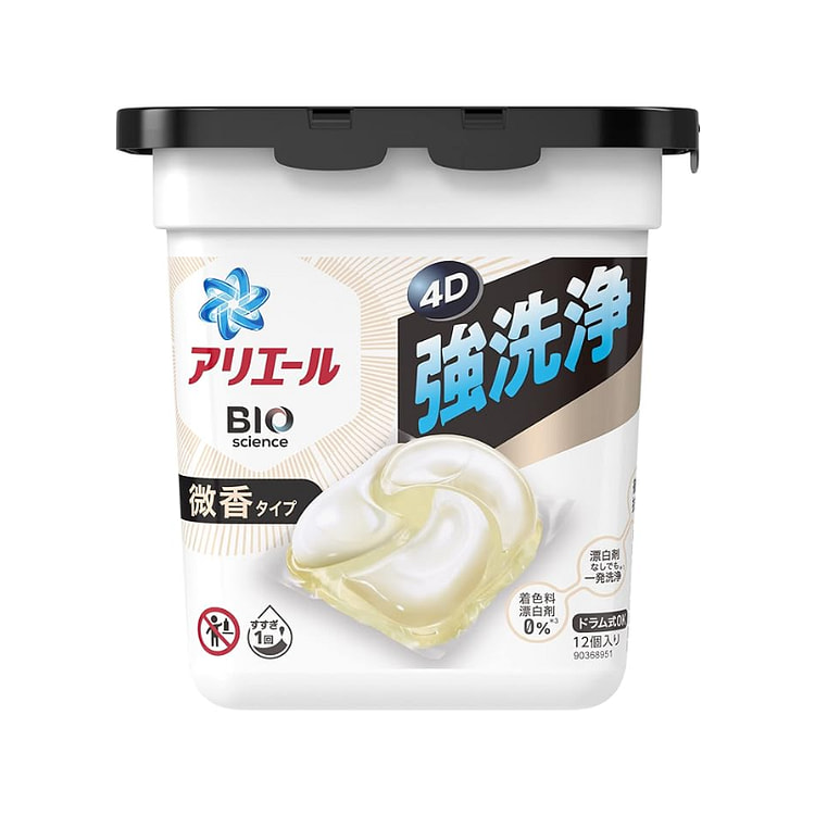 P＆G アリエール ジェルボール4D 洗濯洗剤 微香  12個入 1 個