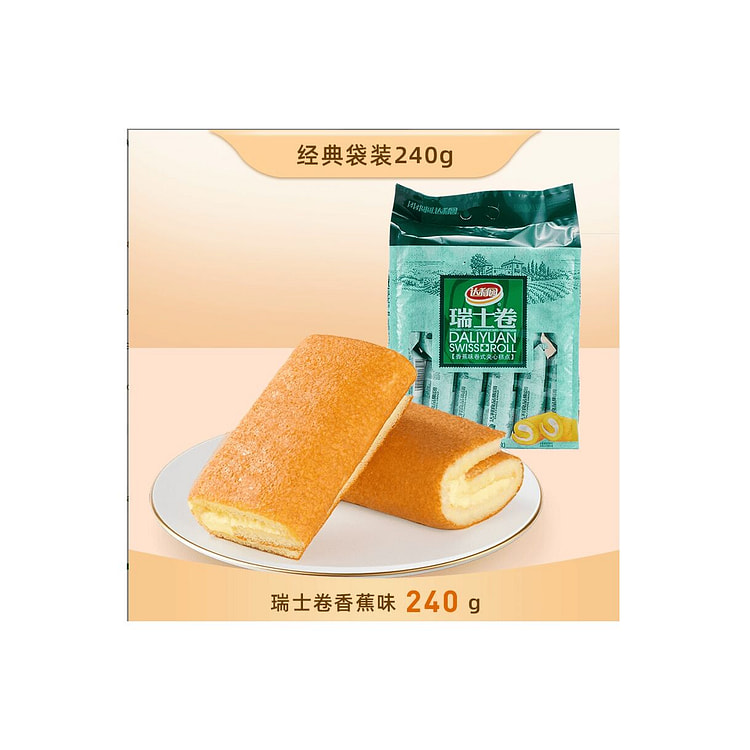 达利园   瑞士卷香蕉味  240g*1袋