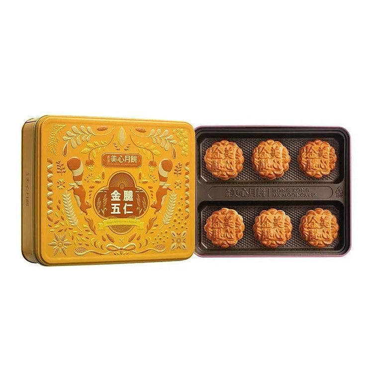美心 金腿五仁月饼礼盒装540g 6只装 中秋送礼 1 份