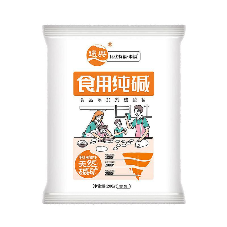 远兴食用碱纯碱 碳酸钠碱粉碱面 200克*1袋