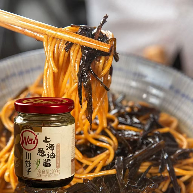 川娃子 上海葱油酱200g*1瓶 拌面酱炸酱面下饭菜酱