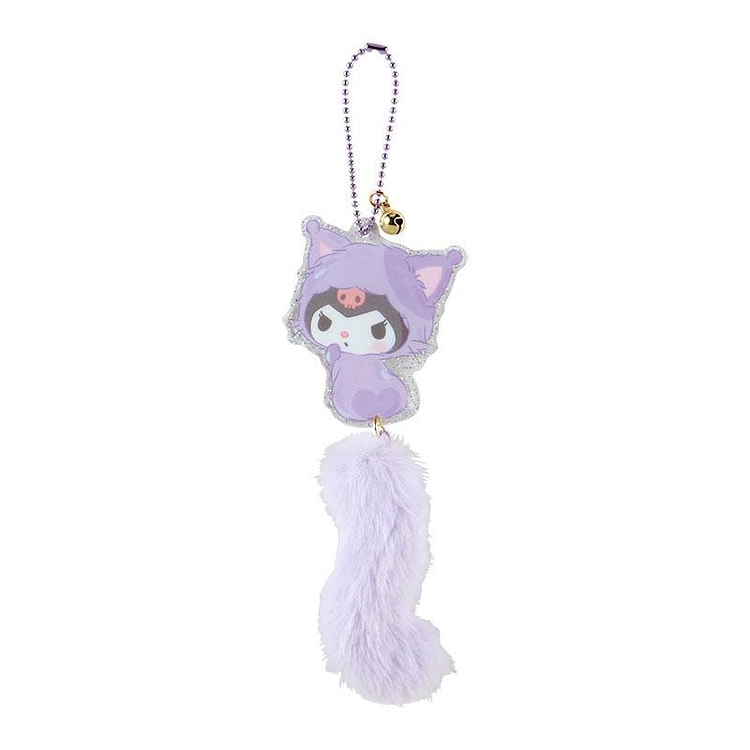 サンリオ 大好きネコネコシリーズ しっぽ付きアクリルチャーム クロミ クロミちゃん キーホルダー