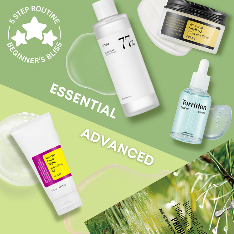 5-Step Beginner's Bliss Skincare Routine (Essential + Advanced)