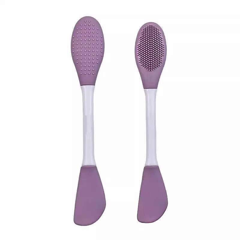 Dual-End Silicone Mask Brush Face Cleansing Stick 1 each