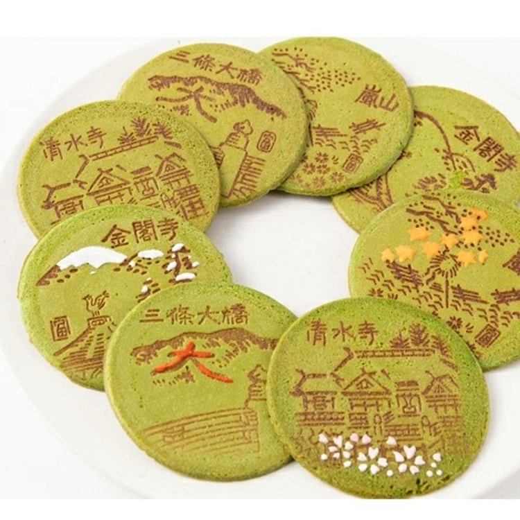 京都四季彩日式煎饼礼盒 日本传统点心 20枚装 1 箱