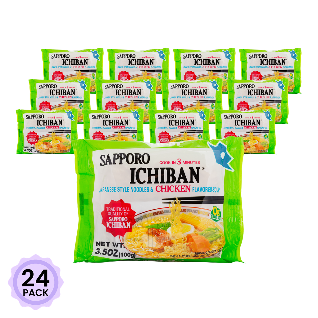Get Sapporo Ichiban Instant Japanese Style Noodles, Chicken 3.5 oz