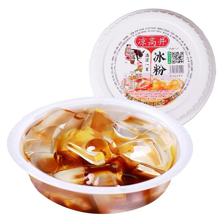 凉高井 红糖冰粉凉粉四川特产小吃夏季休闲甜品饮品 540 克
