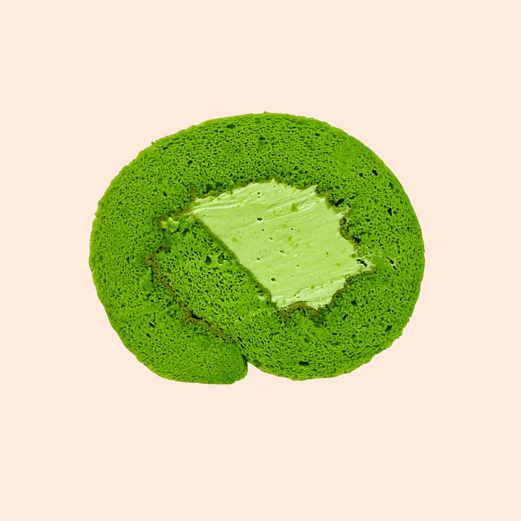 Matcha Swiss Roll Cake Roll 1 count