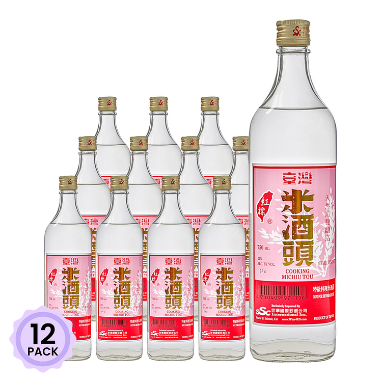 台湾红标料理米酒头21% 750 毫升*12 包