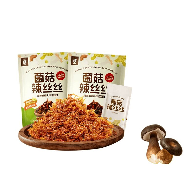 Zero Week Mushroom Spicy Strips 390g*1 Bag Nutriti 390 g