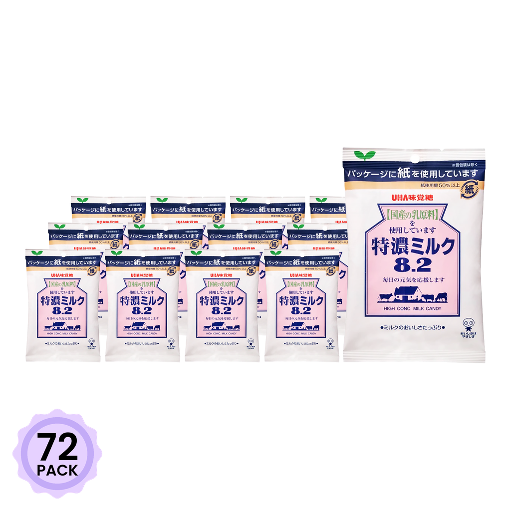 UHA 味覚糖 特濃ミルク 83 グラム*72 パック - Weee!