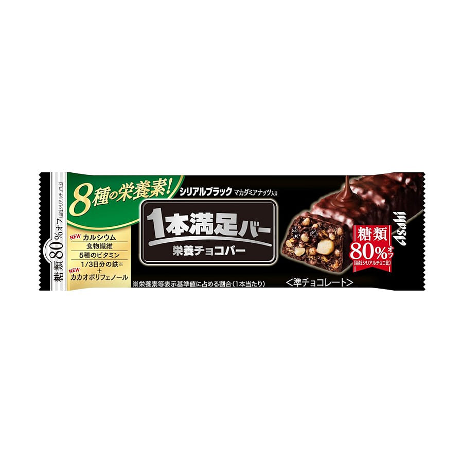 ASAHI satisfied meal replacement energy bar 1 count