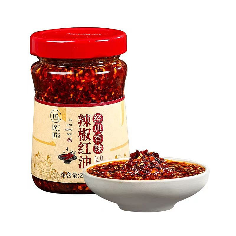 Pu Jiang Pepper red oil 200g*1 can 200 g