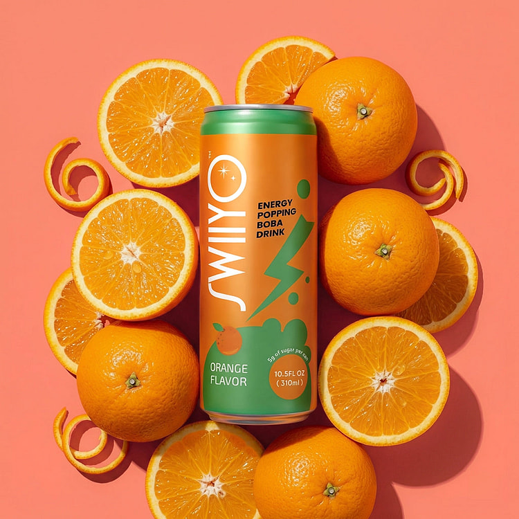 Swiiyo Energy Popping Boba Drink 1 case