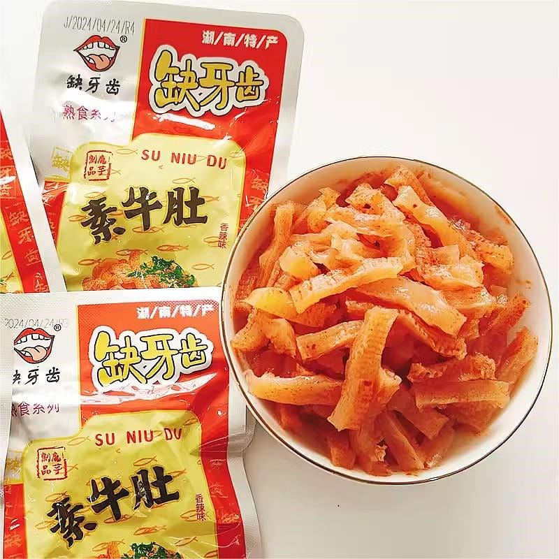 Lack of teeth Spicy vegetarian tripe 16g * 30 packages of konjac Hunan specialty 480 g