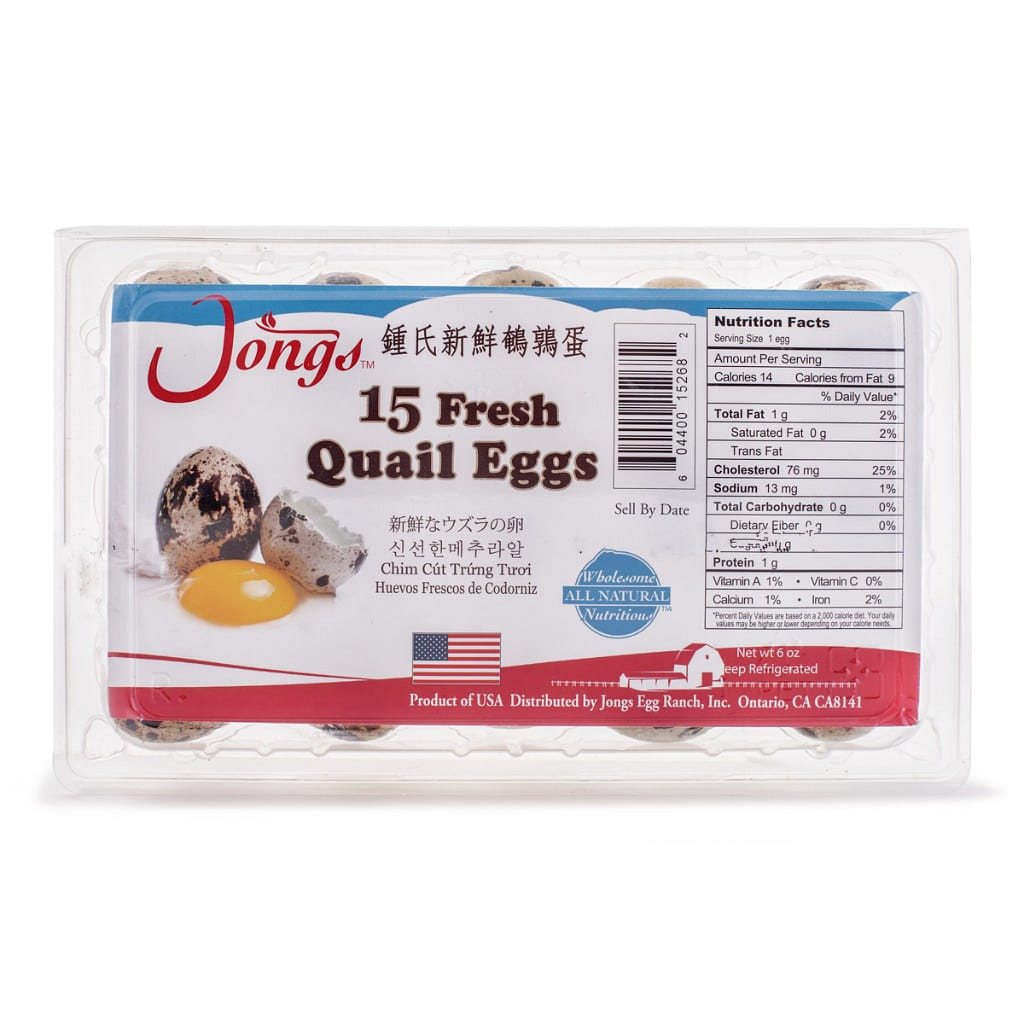 Jongs Quail Eggs 15ct 15 count