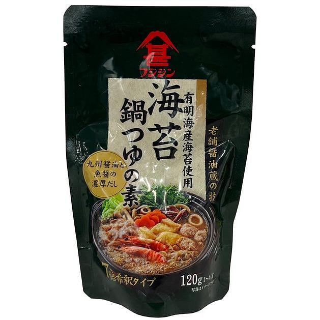 Fujijin Nori Seaweed Hot Pot Soup Base 120g 1 pack