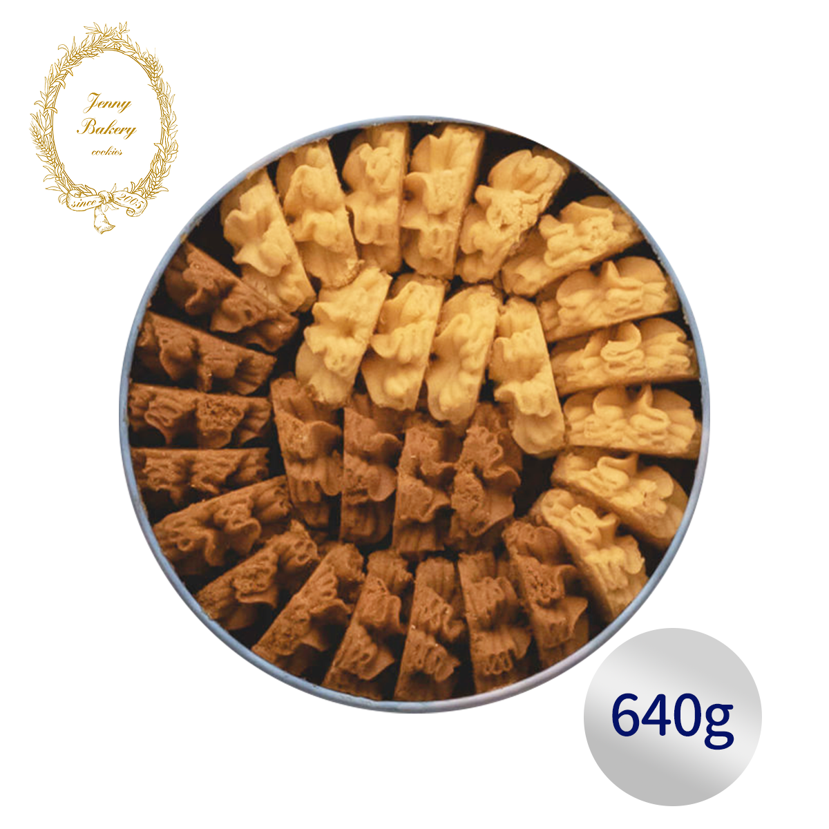 Hong Kong JENNY Cookies 2 Mix Butter Cookies 640 g